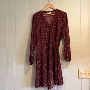 Loft Outlet Wrap Dress Size 12
